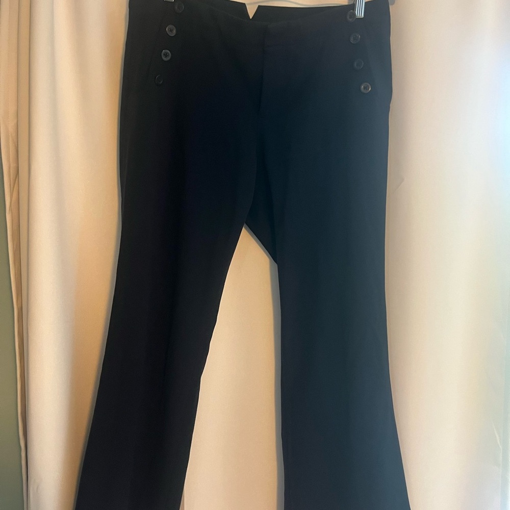 Women’s Flannel Navy Dress Pants